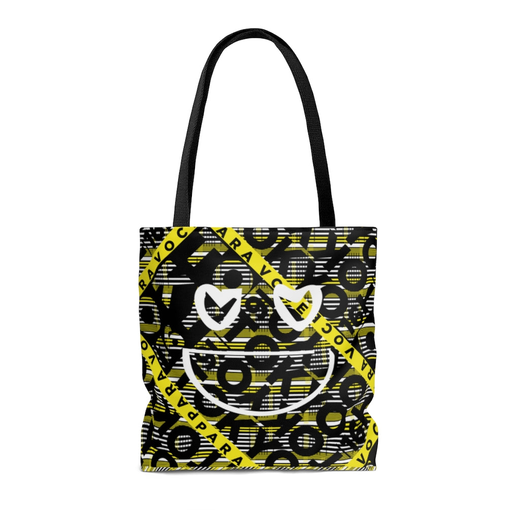 2882Sport™ Tokyo_16 Dark Academia Barcode Plaid Tote