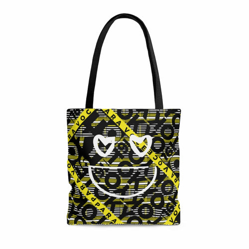 2882Sport™ Tokyo_16 Dark Academia Barcode Plaid Tote
