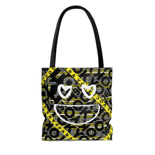 2882Sport™ Tokyo_16 Dark Academia Barcode Plaid Tote